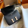 Hermès Constance Epsom Black Rose Gold Hardware 18cm Full Handmade