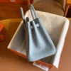 GPC Mode Birkin Togo J7 Linen blue Silver Hardware 25cm Full Handmade Phw