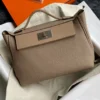GPC Mode Kelly 2424 Evercolor Turtledove grey Silver Hardware 29cm Full Handmade