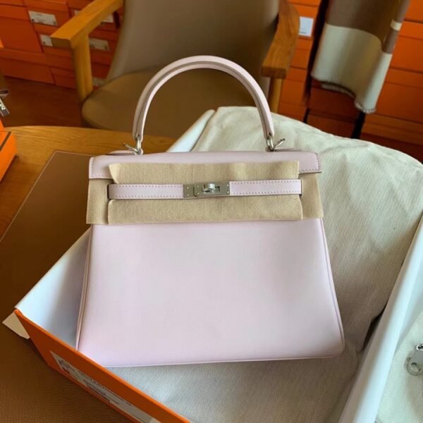 GPC Mode Kelly Swift 09 Light Purple Pink Silver Hardware 25cm Full Handmade