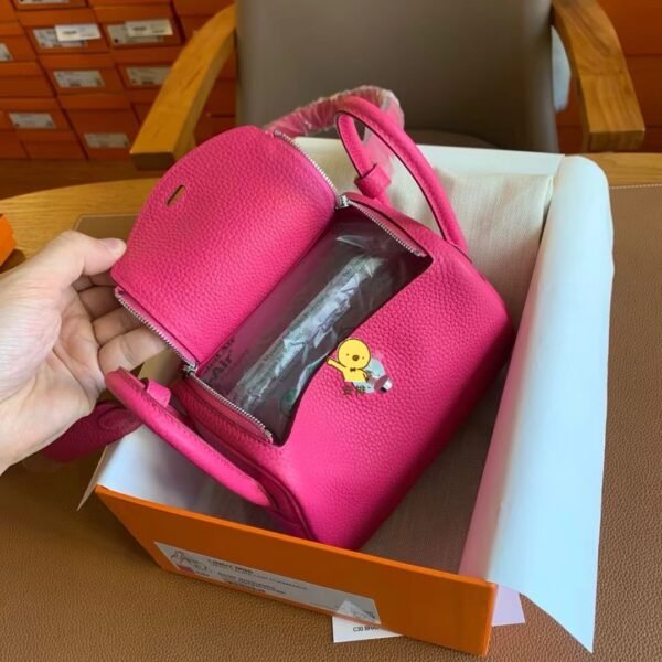 GPC Mode Mini lindy TC Leather 5R Rose Pink Silver Hardware 19cm Full Handmade