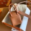 GPC Mode Mini lindy Touch Swift & crocodile Golden Brown Gold Hardware 19cm Full Handmade