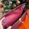 GPC Mode Kelly Elan Madame Bordeaux red Gold Hardware 27cm Full Handmade