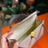 GPC Mode Mini Kelly Epsom Cream White & Tea Khaki & Grey Silver Hardware 19cm Full Handmade