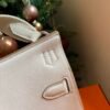 GPC Mode Mini Jypsiere Swift 0T Mushroom white Silver Hardware 23cm Full Handmade