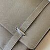 GPC Mode Steve Togo Leather Etoupe Grey Silver Hardware 36cm Full Handmade