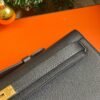 GPC Mode Kelly Long Wallet Epsom Black Gold Hardware Full Handmade