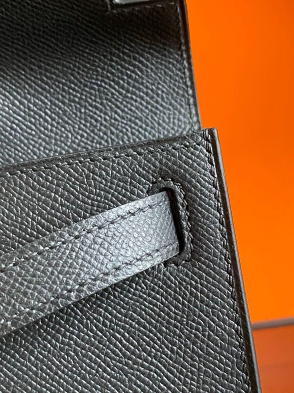 GPC Mode Kelly Long Wallet Epsom Black Gold Hardware Full Handmade