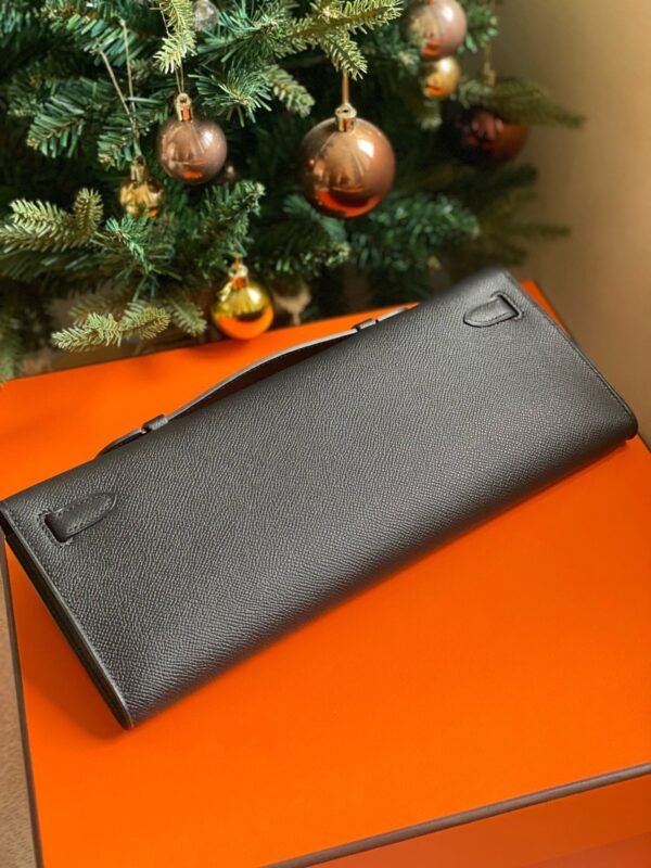 GPC Mode Kelly Long Wallet Epsom Black Gold Hardware Full Handmade