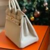 GPC Mode Birkin Togo Leather CK10 Cream White Gold Hardware 25cm Full Handmade