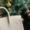 GPC Mode Birkin Togo Leather CK10 Cream White Gold Hardware 25cm Full Handmade