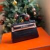 GPC Mode Mini Kelly Matte Alligator Crocodile Black Silver Hardware 19cm Full Handmade