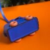 GPC Mode Bolide on wheels lovely birhgt blue & orange Silver Full Handmade
