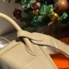 GPC Mode Mini Lindy TC Leather Khaki Gold Hardware 20cm Full Handmade