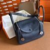 GPC Mode Lindy TC Leather 2Z Deep Blue Silver Hardward 26cm Full Handmade