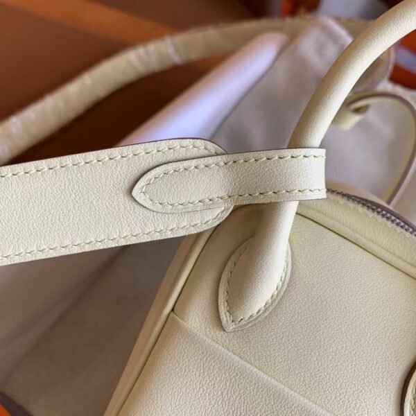 GPC Mode Mini lindy swift Leather i8 Light Yellow Silver Hardware 19cm Full Handmade