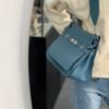 GPC Mode Jypsiere TC Leather Denim blue Silver Hardward 28cm Full Handmade