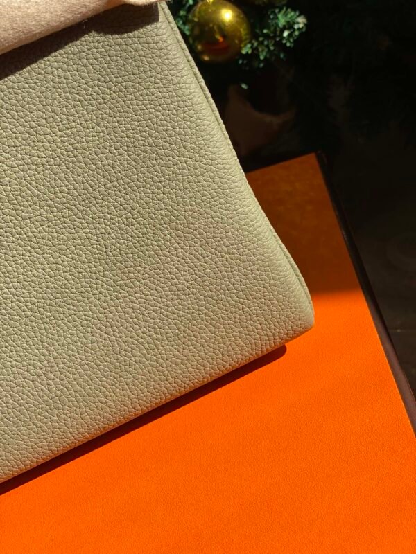 GPC Mode Kelly Togo Leather Q1 Sage green Gold Hardward 28cm Full Handmade
