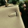 GPC Mode Kelly Togo Leather Q1 Sage green Gold Hardward 28cm Full Handmade